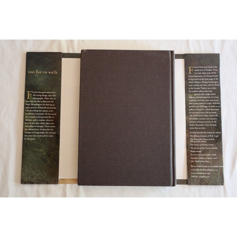 TOO FAR TO WALK Forrest Fenn SIGNED First Edition Printing One Horse Land Cattle - Picture 8 of 13